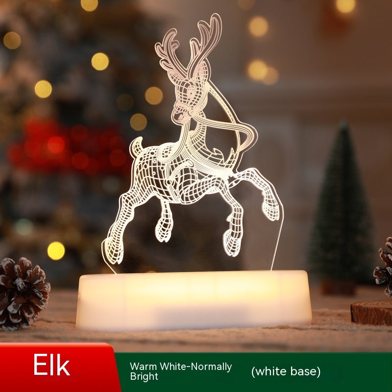 3D LED Christmas Decoration Acrylic Lamp Decoration