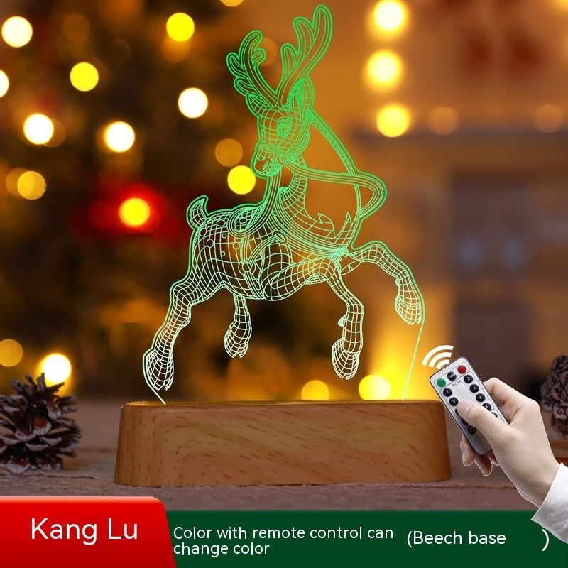 3D LED Christmas Decoration Acrylic Lamp Decoration
