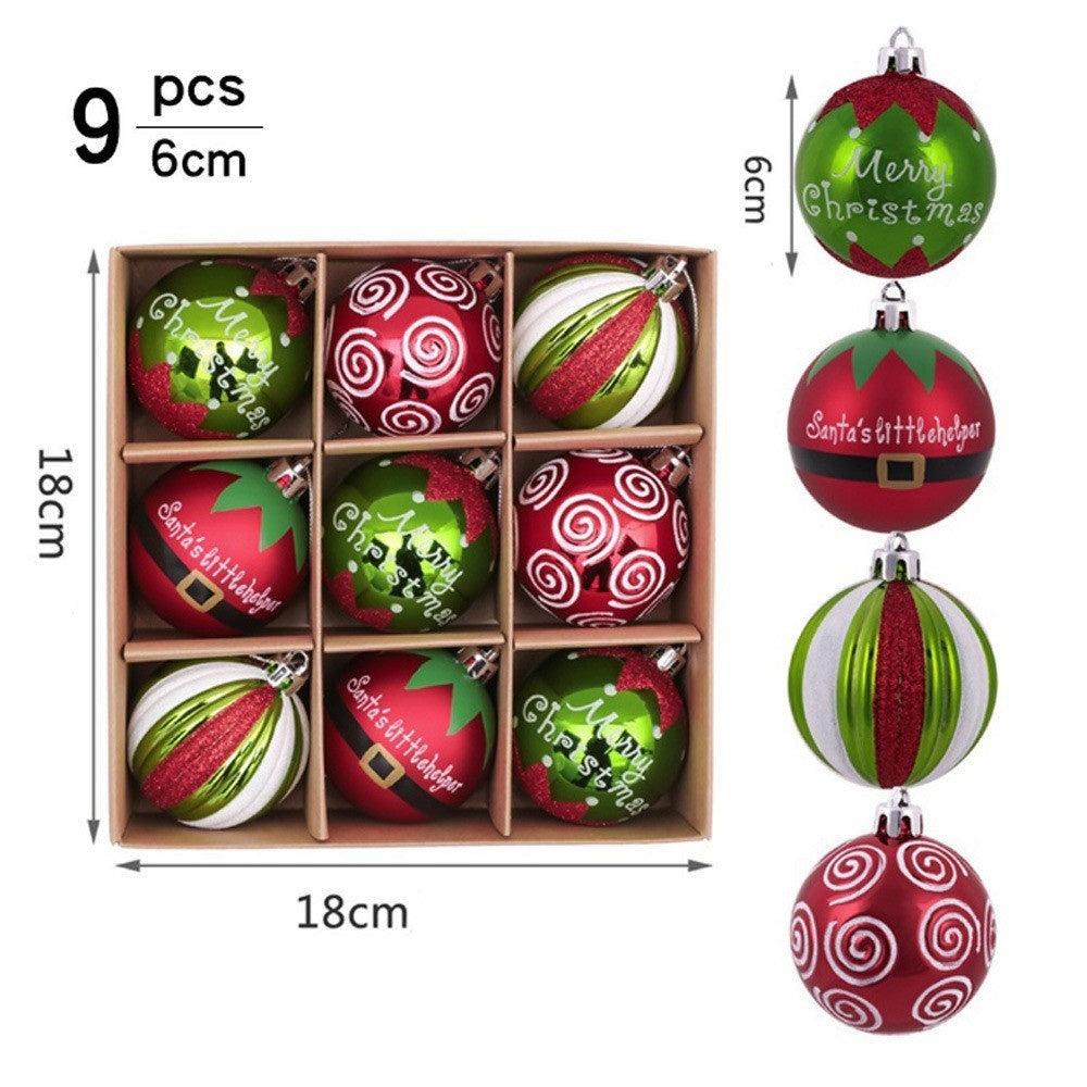 Christmas Theme Hand Drawn Christmas Tree Decorations