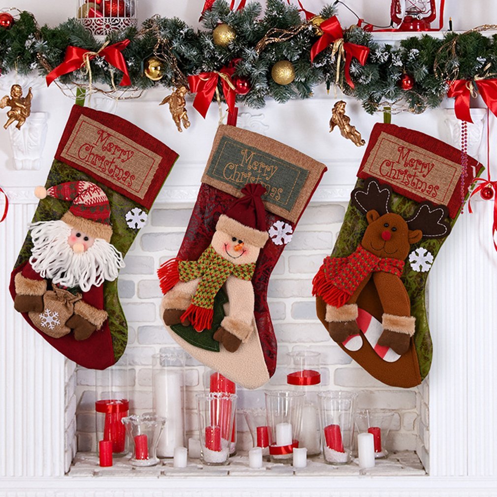 Christmas Stocking Socks Decoration